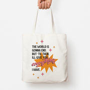 The World Is Gonna End - Fender Tote Bag 1