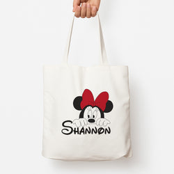 Minnie Mouse - Personalised Fairytale Tote Bag