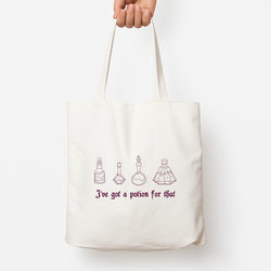 I've Got A Potion For You Dark Pink Tote Bag