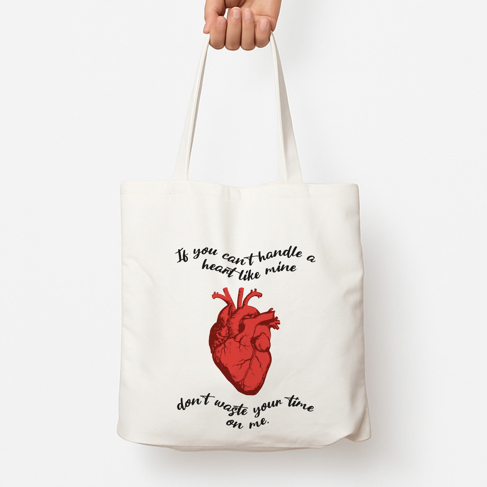Don't Waste Your Time On Me Tote Bag