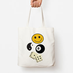 8 Ball Pattern - Skate Aesthetic  Tote Bag