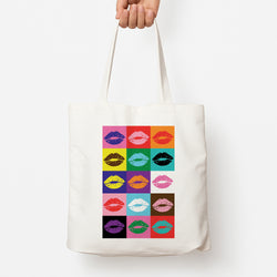 Lips Collage - Pride Tote Bag
