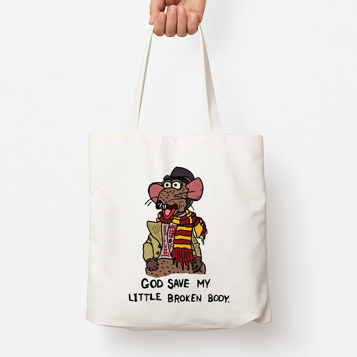 God Save My Broken Body Tote Bag