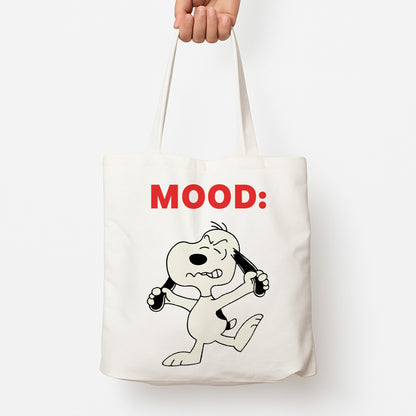 Mood Cartoon Beagle  Tote Bag