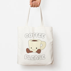Coffee Please Mug Tote Bag
