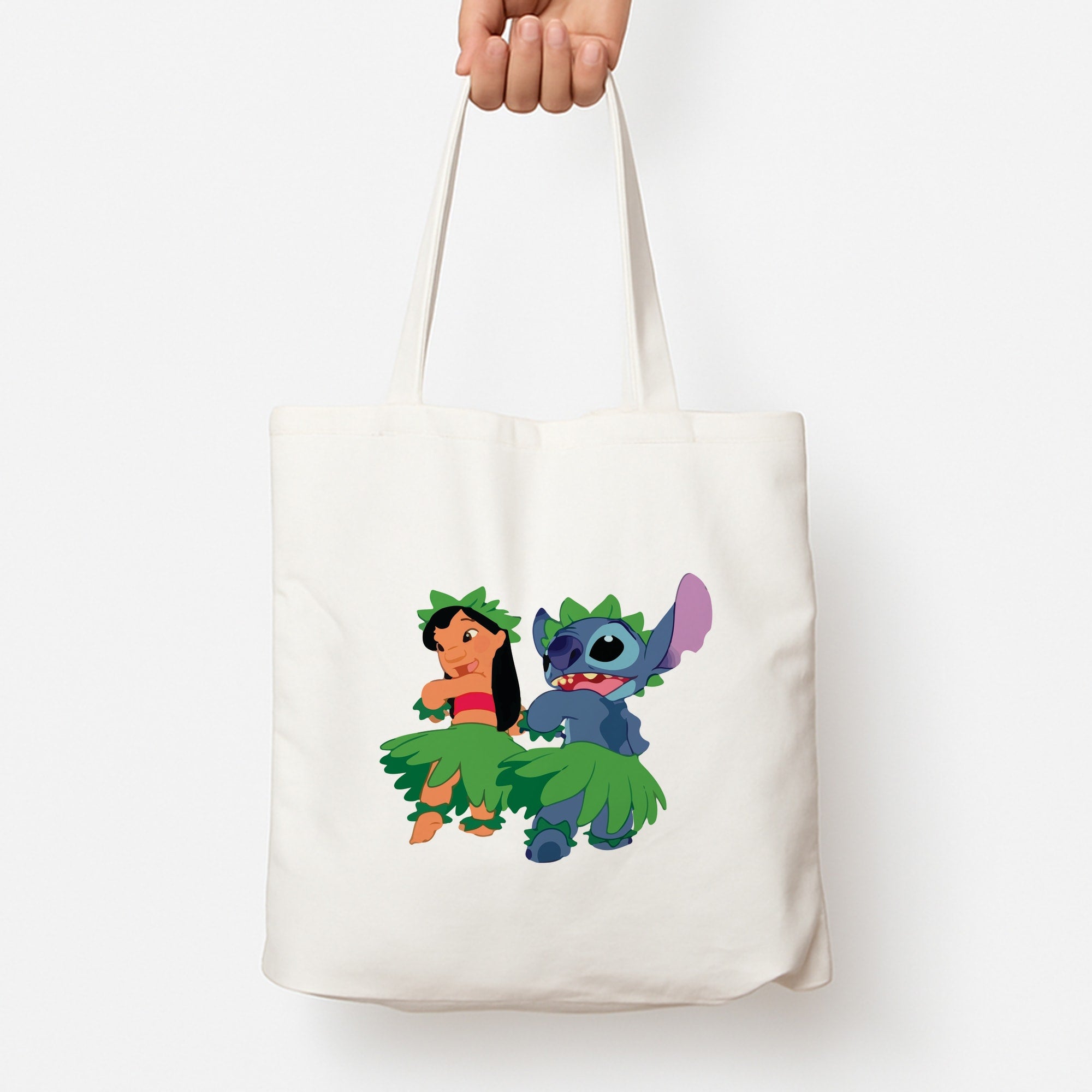 Lilo And Alien Blue Hoola Tote Bag
