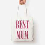 Best Mum Leopard Print Tote Bag