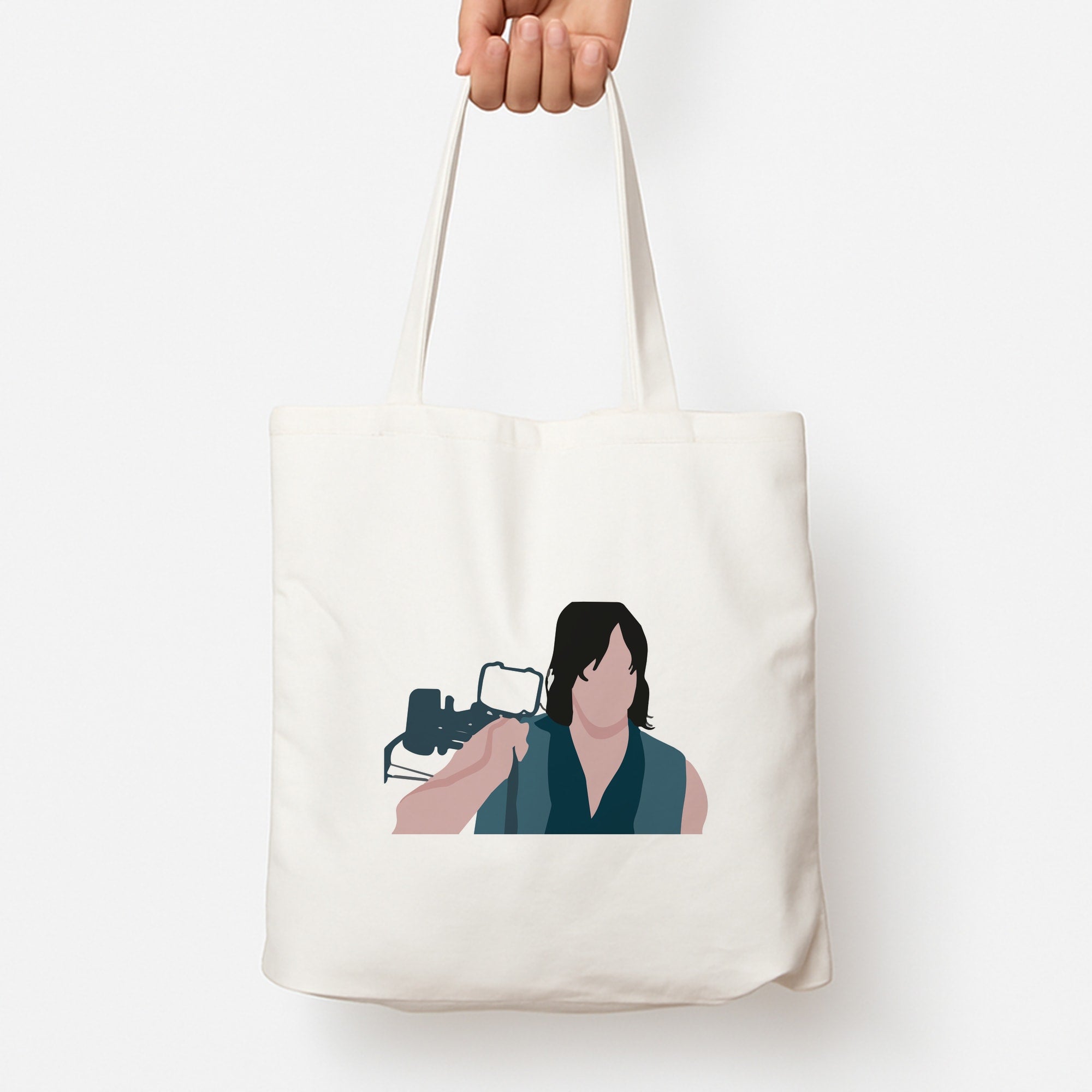 Daryl And His Crossbow - TWD Tote Bag