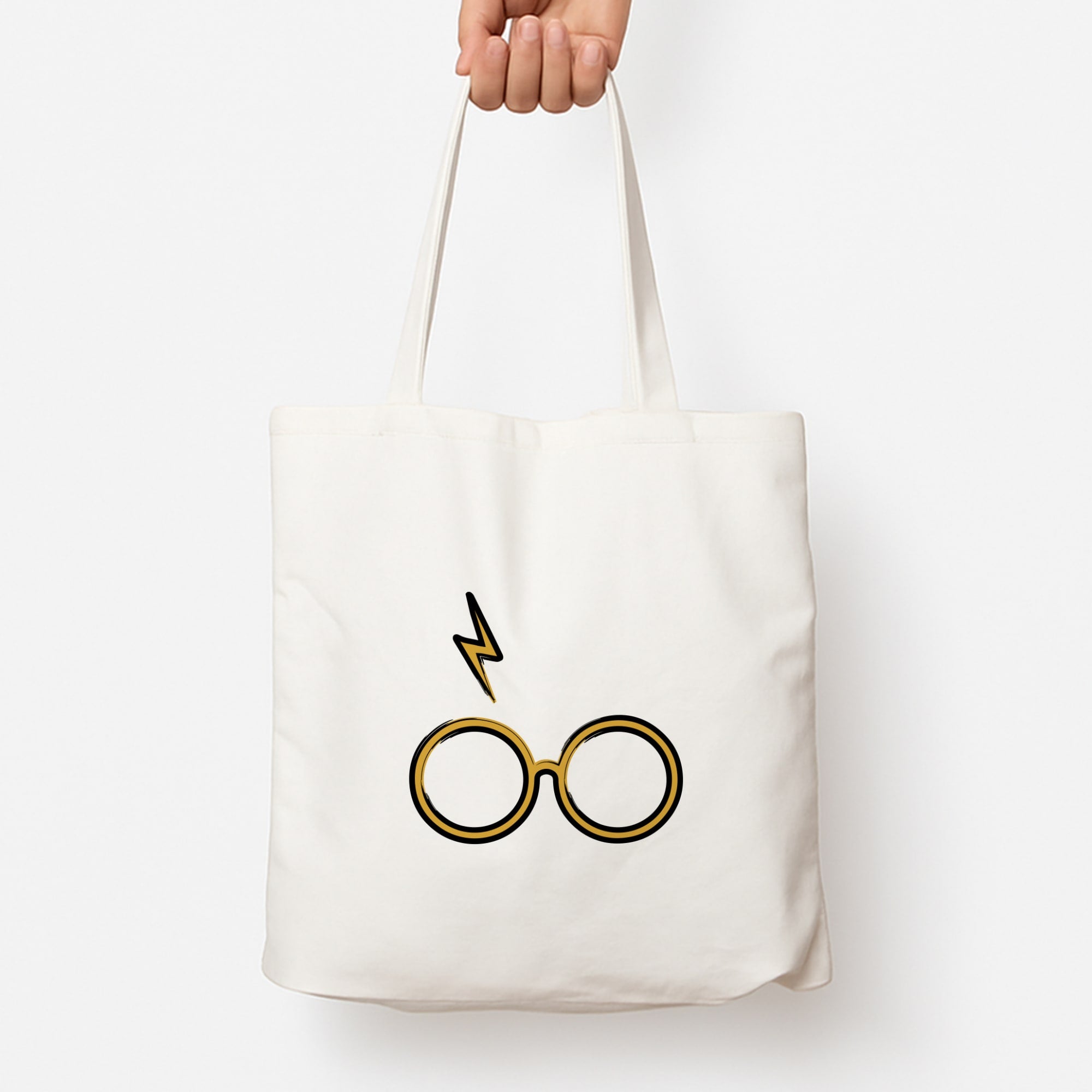 Glasses & Scar Tote Bag