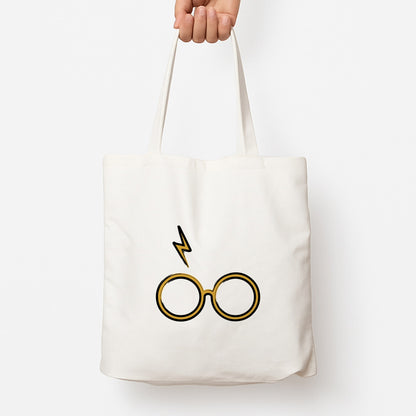 Glasses & Scar Tote Bag