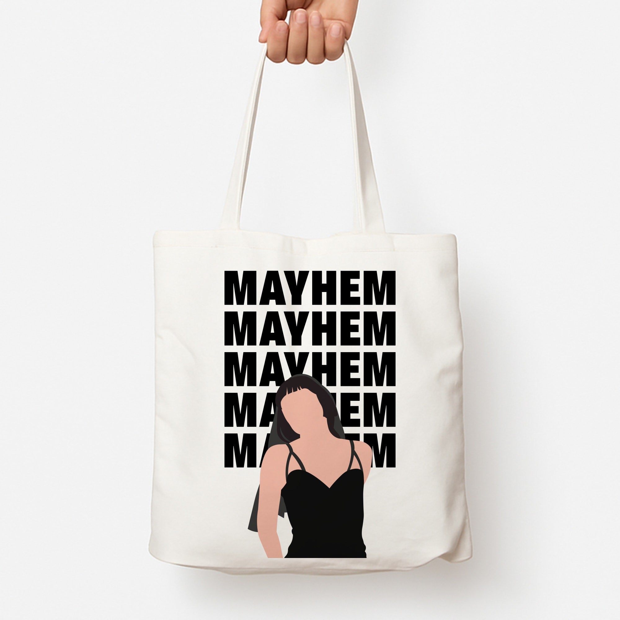 Neon Green Mayhem Tote Bag