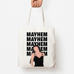 Neon Green Mayhem Tote Bag