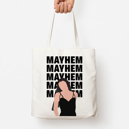 Neon Green Mayhem Tote Bag