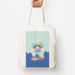 She takes a dip in my daydreams Tote Bag