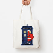 Santa's Tardis Tote Bag 1
