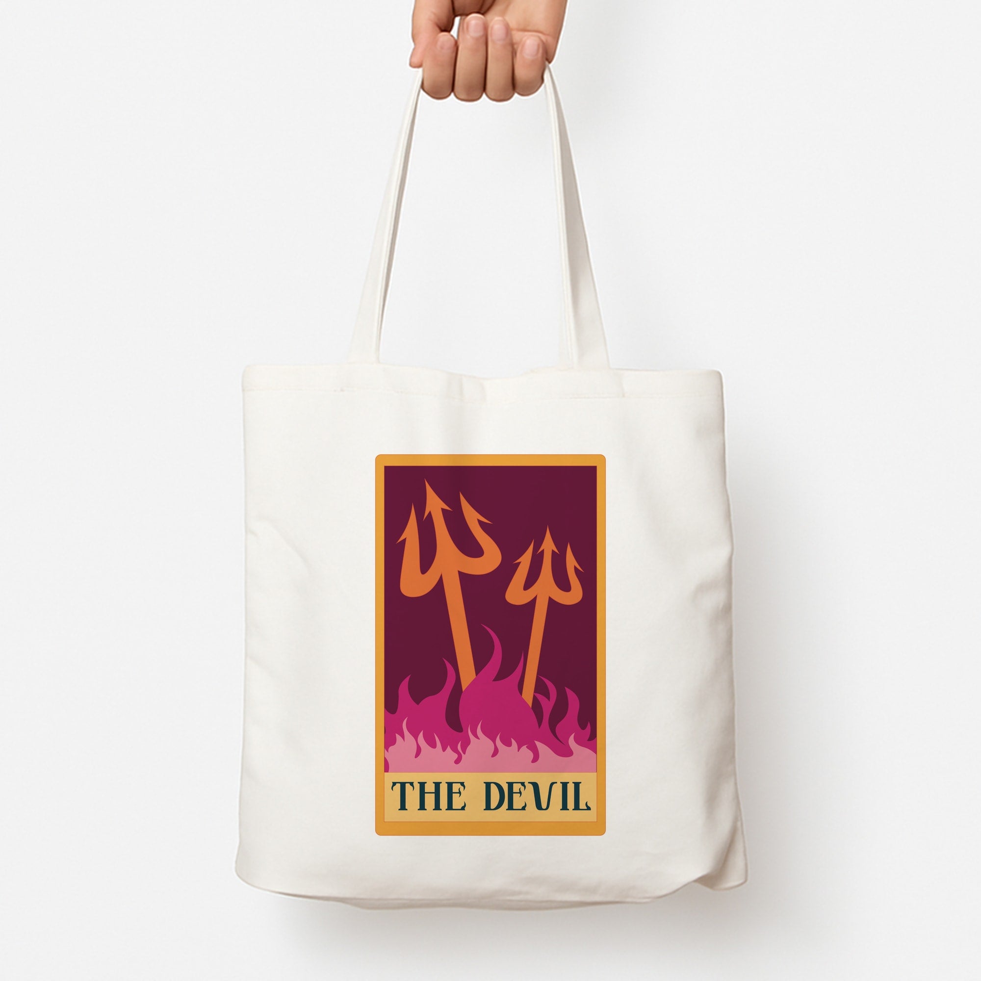 The Devil - Tarot Cards Tote Bag