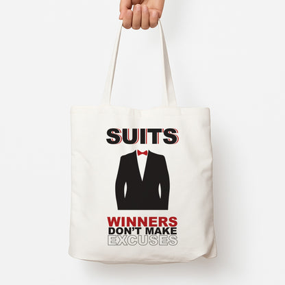 Winners Don't Make Excuses Tote Bag