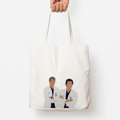Two Doctors Arm Crossed - Grey's Tote Bag