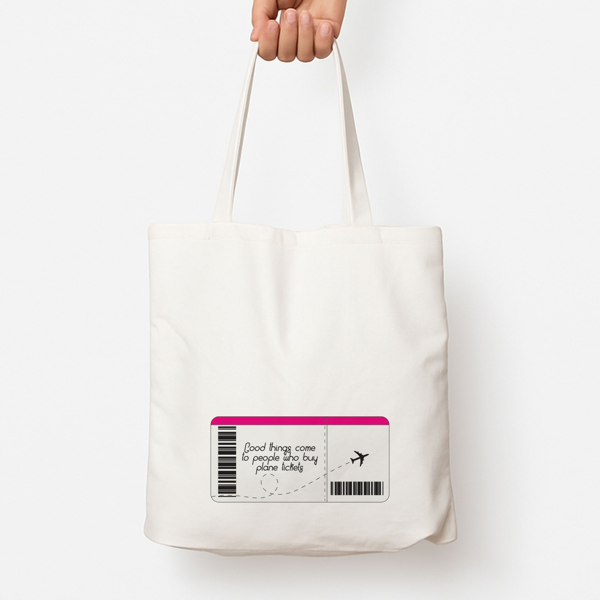Buy Plane Tickets - Travel Tote Bag