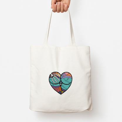 Sally And Jack Heart - TNBC Tote Bag