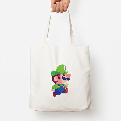 Running Luigi - Mario Tote Bag