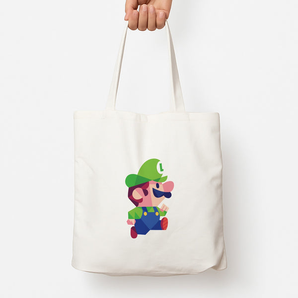 Running Luigi - Mario Tote Bag