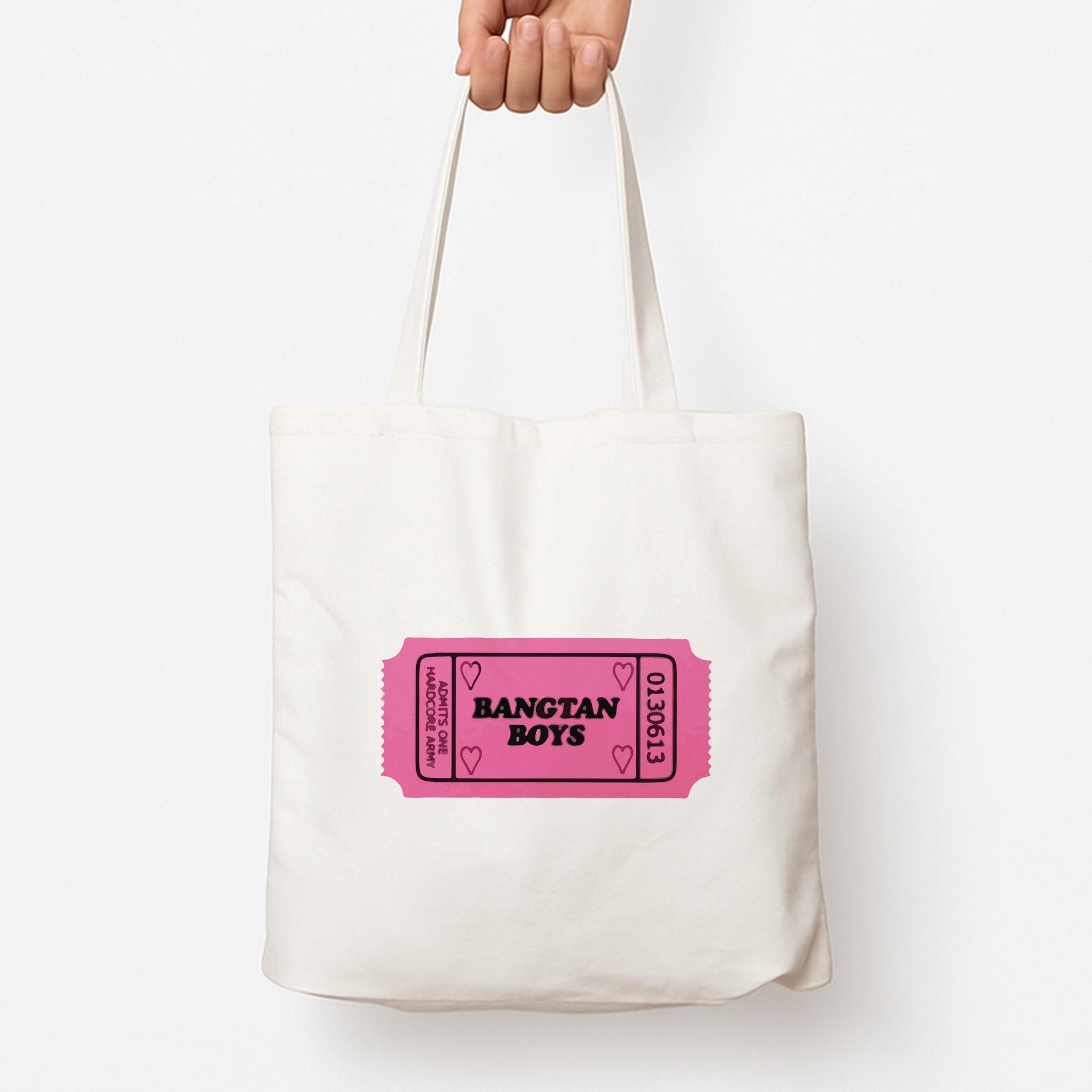 Bangtan Boys Ticket - K Pop Tote Bag