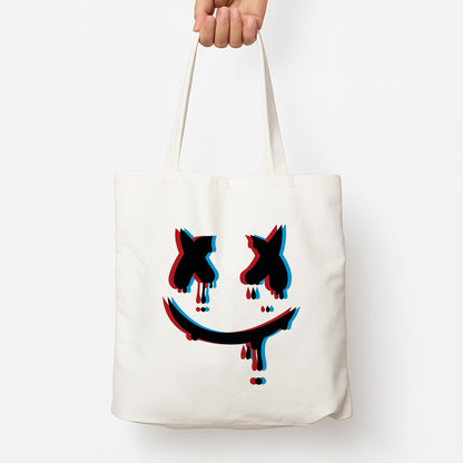 Blue Blur - White Helmet DJ Tote Bag