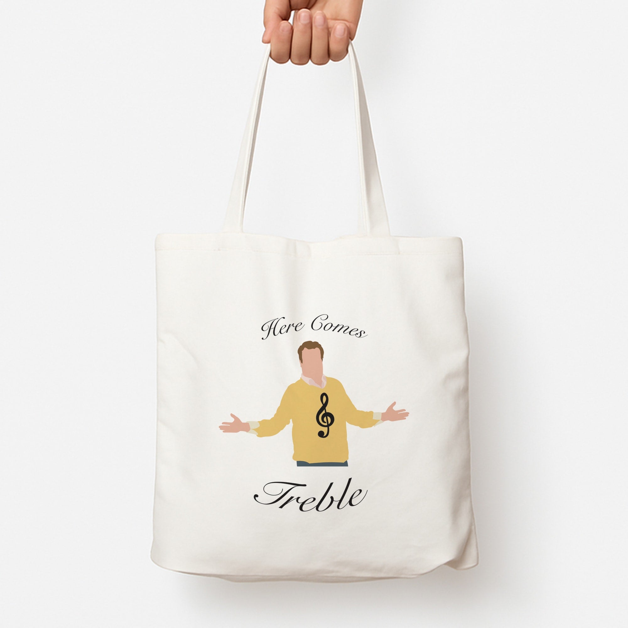 Here Comes Treble Tote Bag