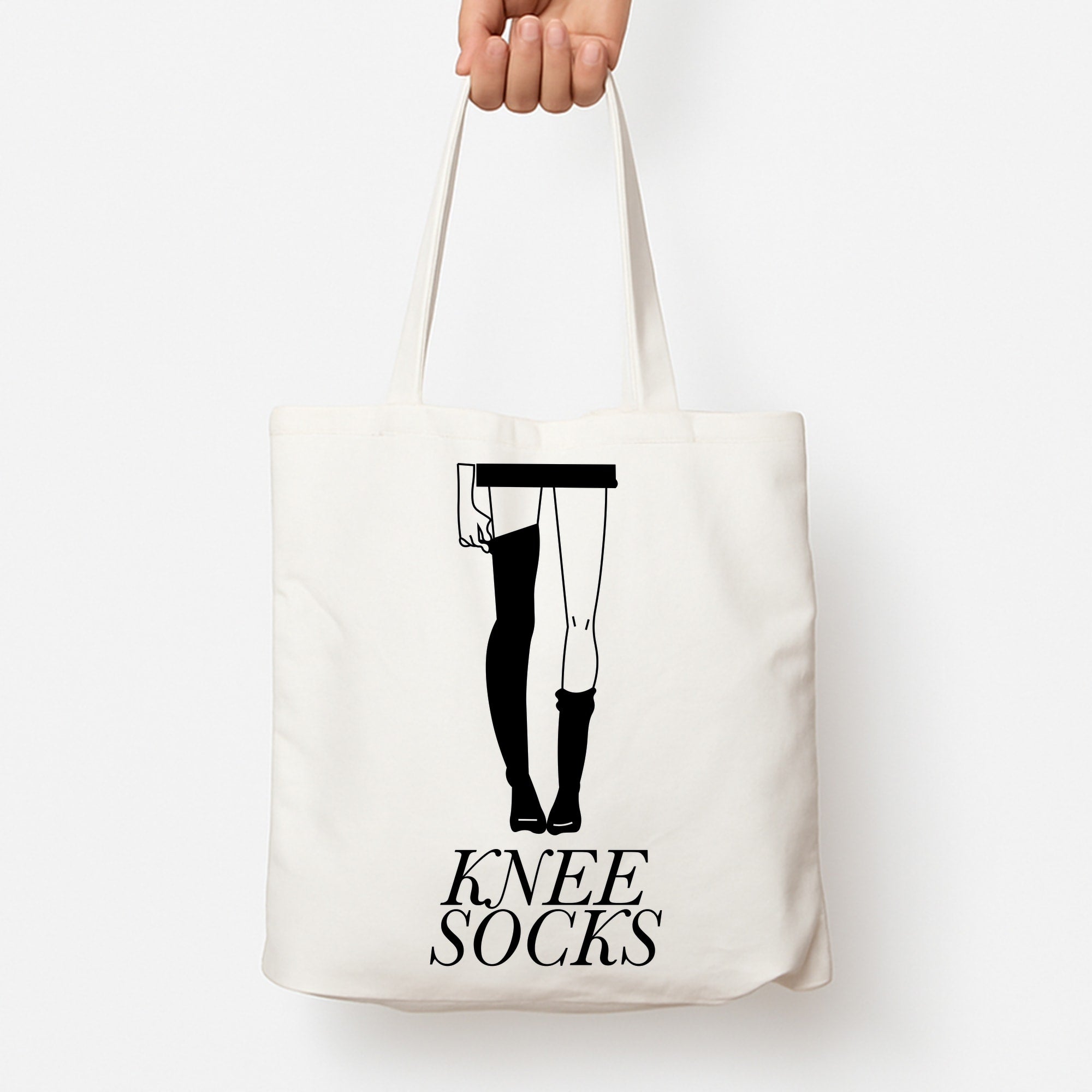 Knee Socks Tote Bag