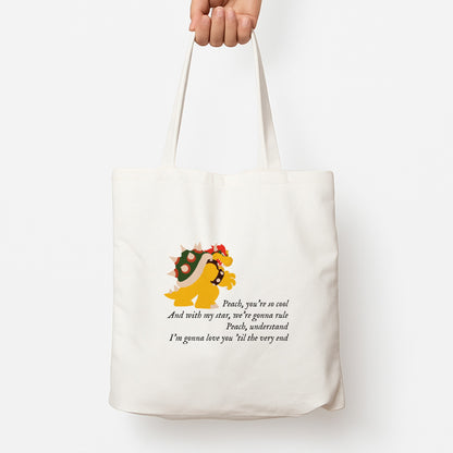 Peach, You're So Cool Tote Bag