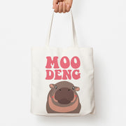 Moo Pink Tote Bag 1
