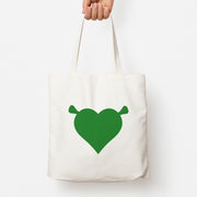 Green Ogre Heart Tote Bag 1