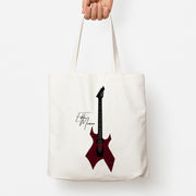 Eddie Munson Guitar Tote Bag 1