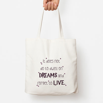It Does Not To Dwell Tote Bag