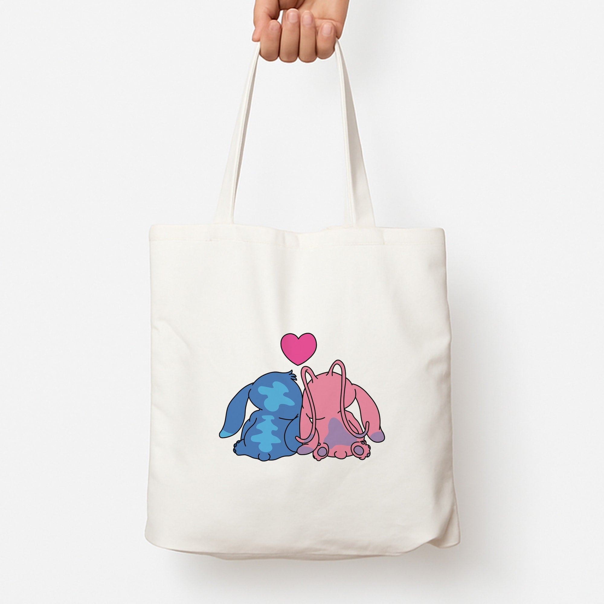 In Love - Pink Alien Tote Bag