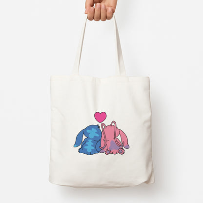 In Love - Pink Alien Tote Bag