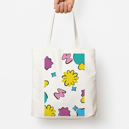 K-Pop Band Flowers Patterns Tote Bag