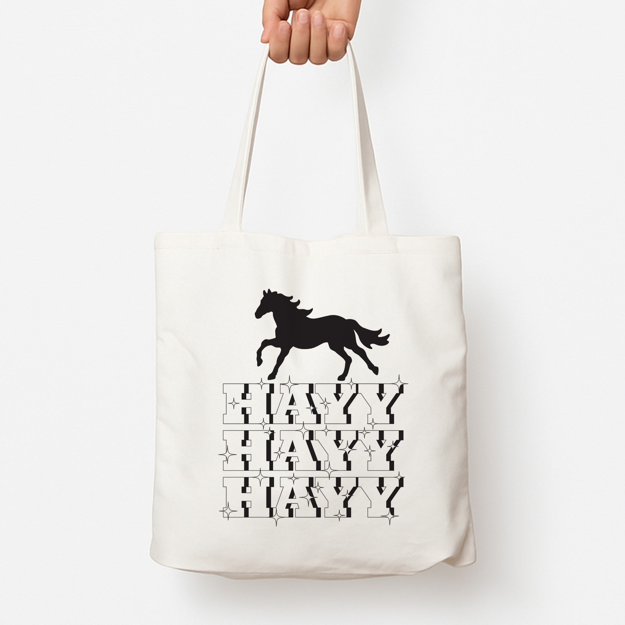 Hayy Hayy Hayy - Horses Tote Bag