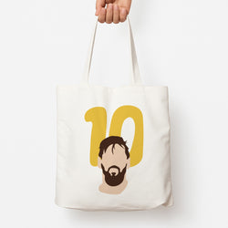 Number 10 - Messi Tote Bag