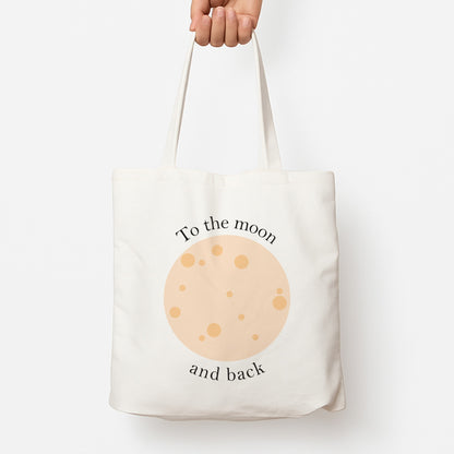 To The Moon And Back Tote Bag