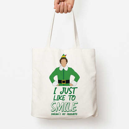 I Just Like To Smile Tote Bag
