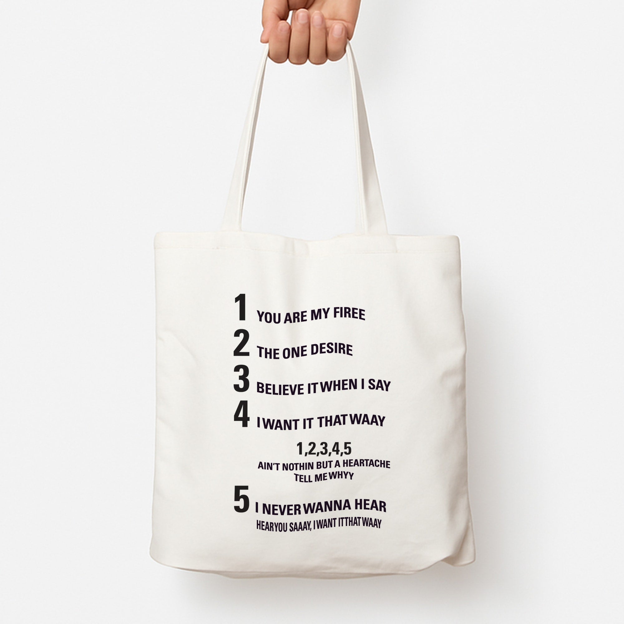 I Want It That Way - B99 Tote Bag