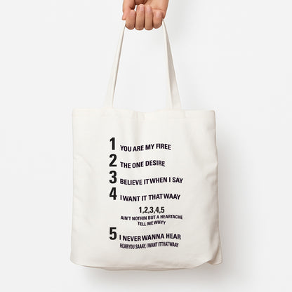 I Want It That Way - B99 Tote Bag