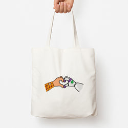 Woody And Buzz Love Tote Bag