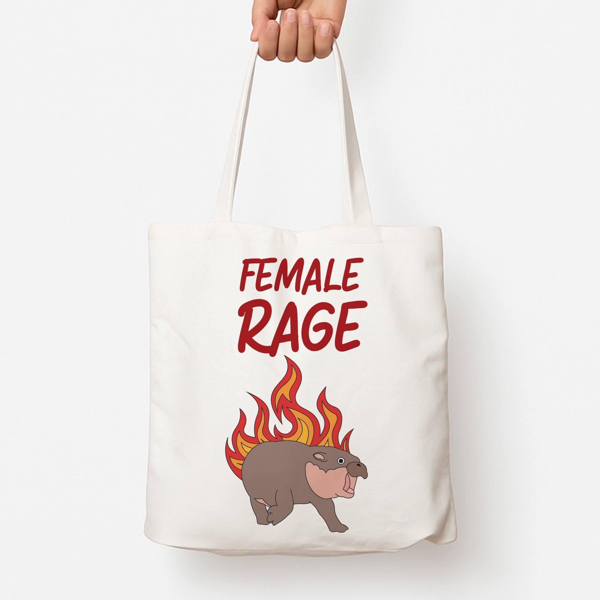 Female Rage Tote Bag