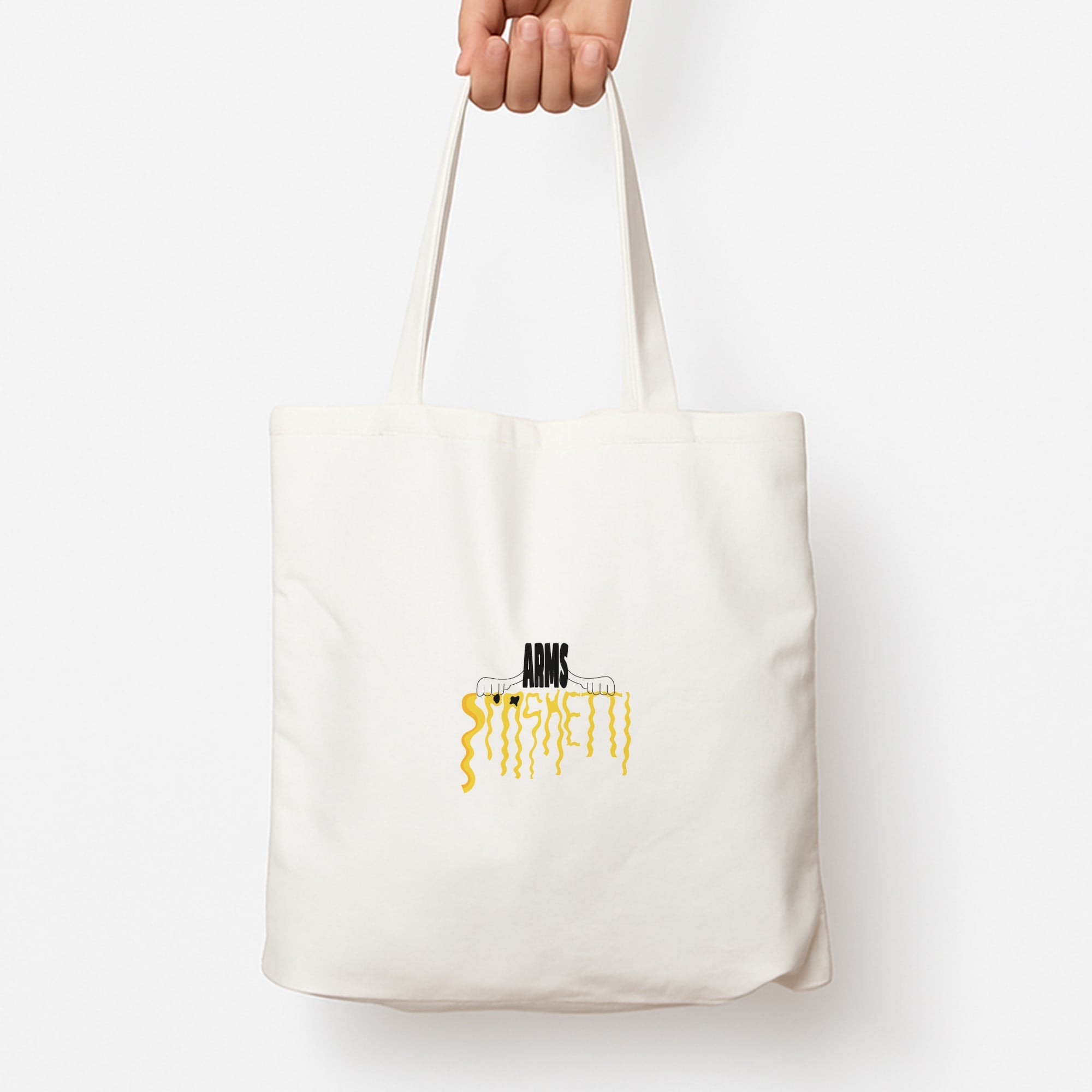 Arms Spaghetti - Blue Tote Bag