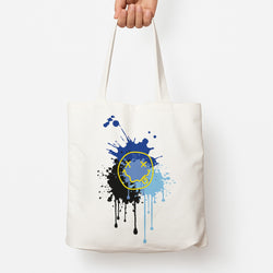 Blue Graffiti - Skate Aesthetic  Tote Bag