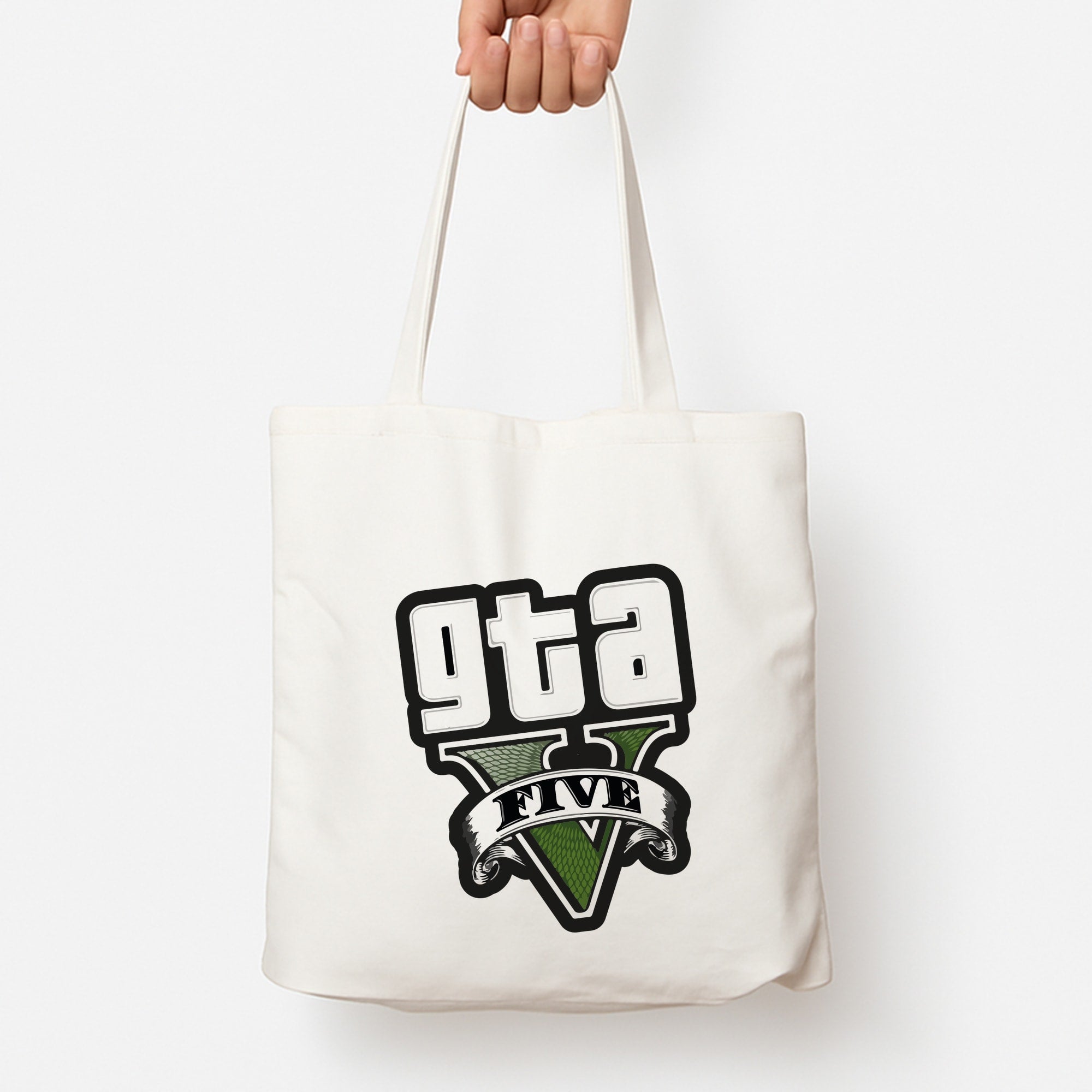 Green Five - Video Game Tote Bag
