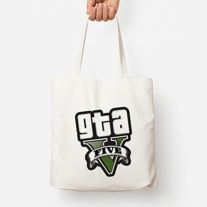 Green Five - Video Game Tote Bag